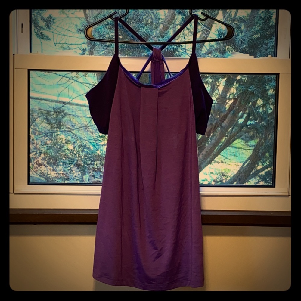 Purple Old Navy Active 2-in-1 Tank
